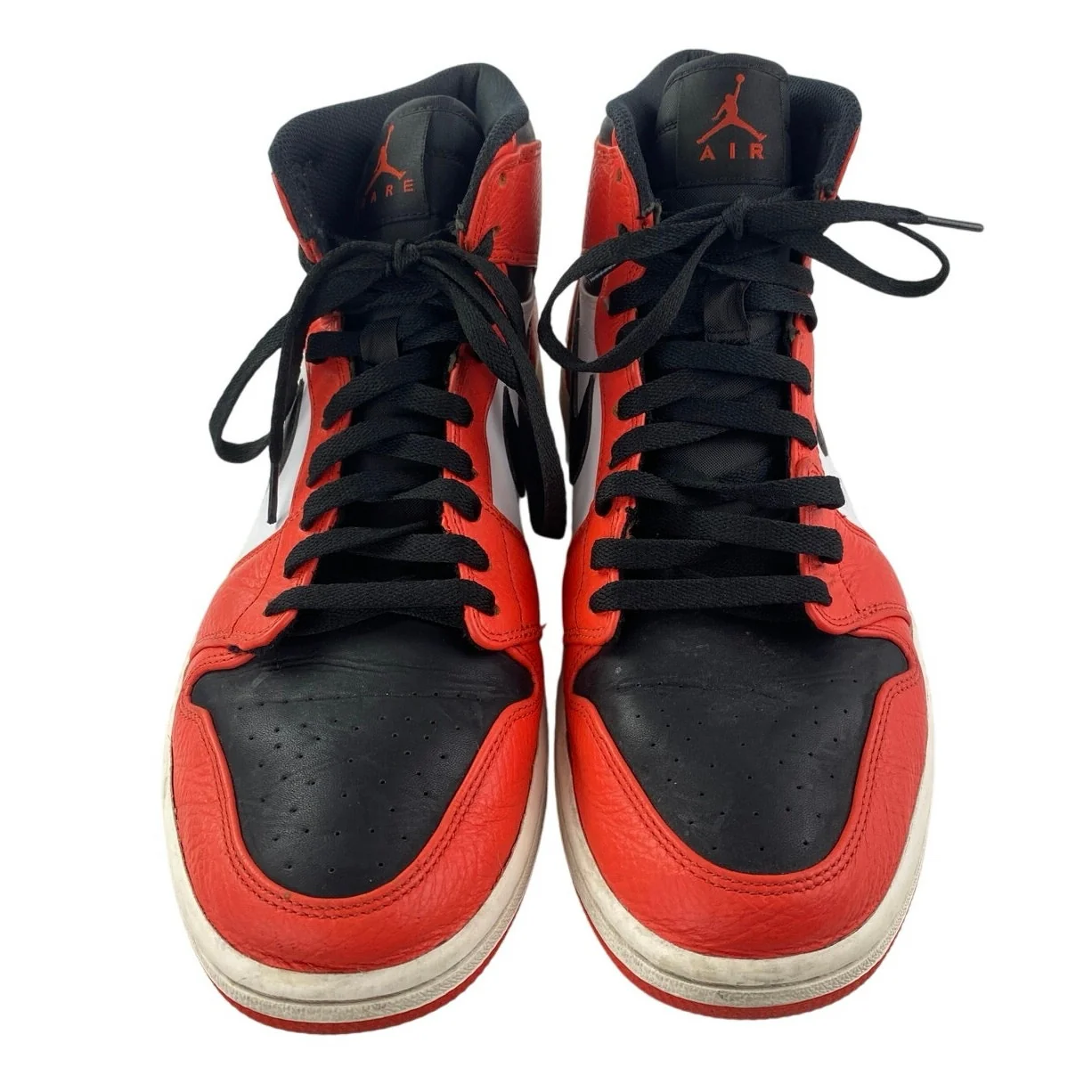 Nike Air Jordan 1 Retro High Rare Air Max Mens Orange High Top Sneakers Shoes 12 - Image 2