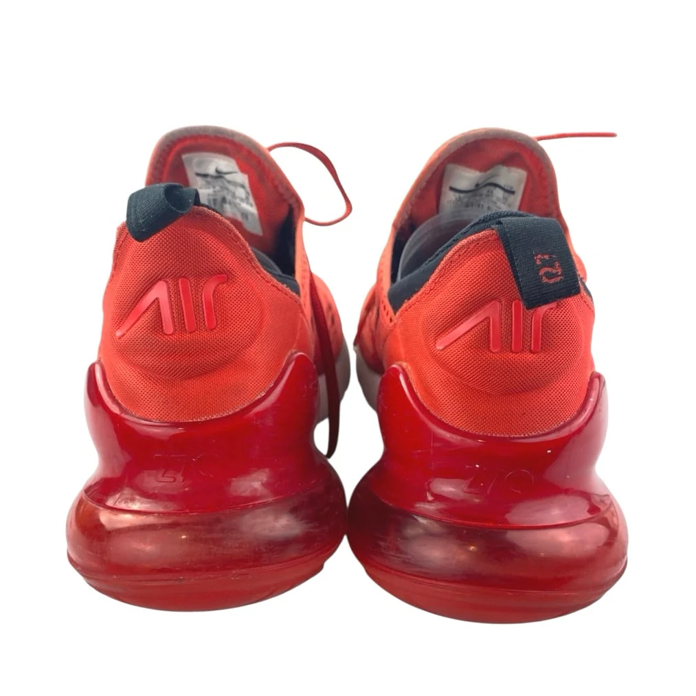 Nike Air Max 270 Habanero Men's Red Lace Up Low Top Athletic Sneakers Shoes 12 - Image 3