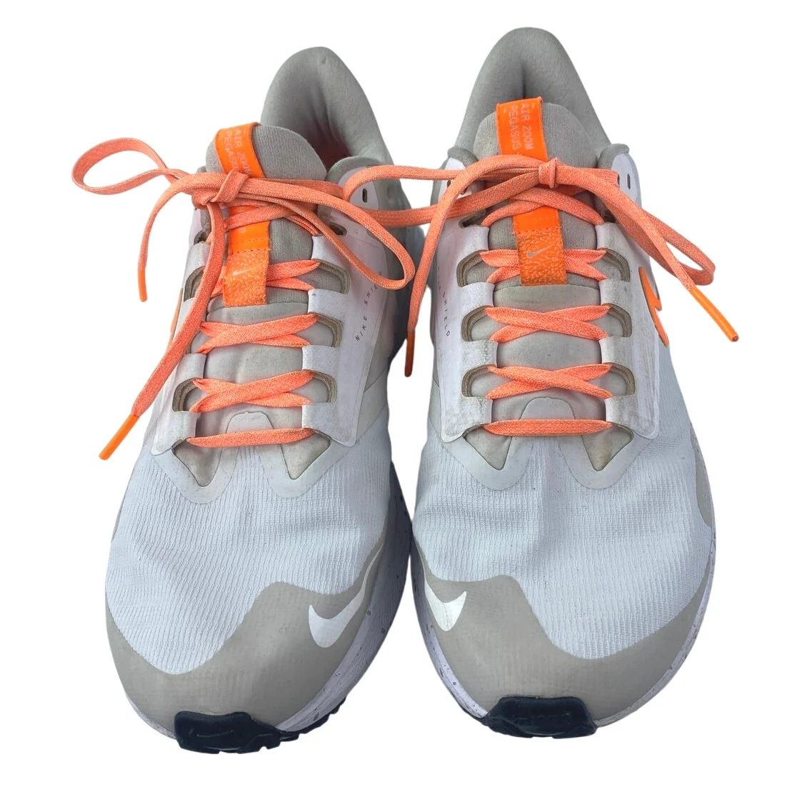 Nike Air Zoom Pegasus 39 Shield Womens White Orange Running Sneakers Shoes Sz 9 - Image 2