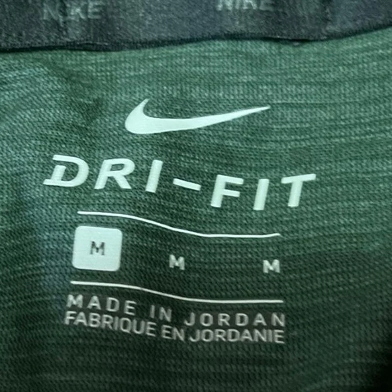 Nike Dri Fit Men's Green Long Sleeve Activewear Hooded Hoodie Sweatshirt Top M - Image 3