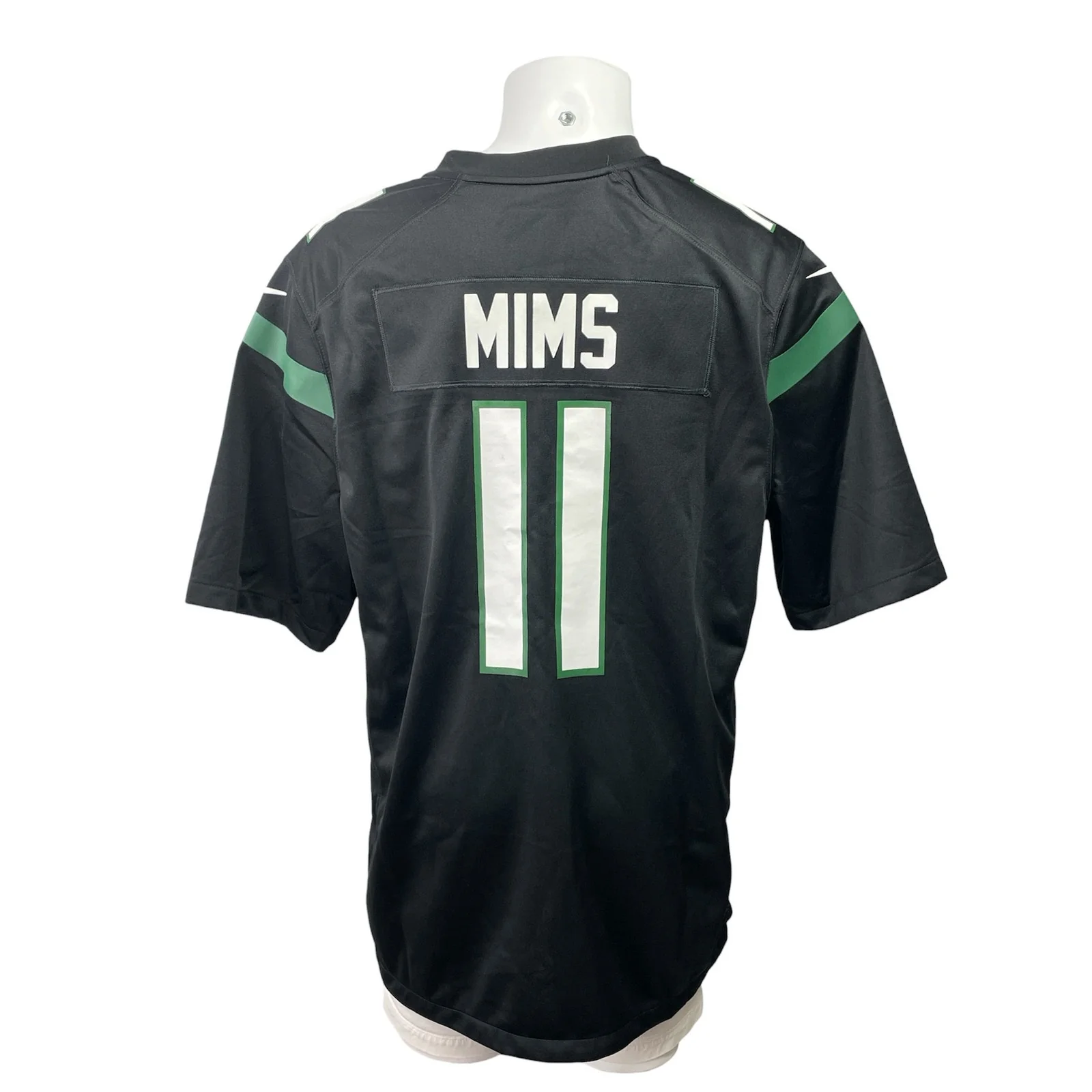 Nike New York Jets Denzel Mims #11 NFL Black Short Sleeve Game Jersey Top Sz XL - Image 3