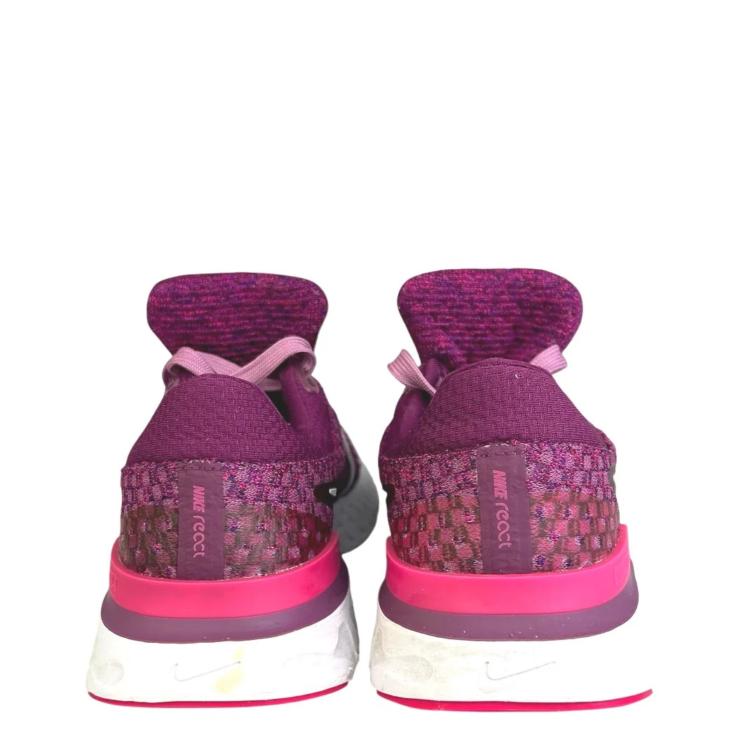 Nike React Infinity Run Flyknit 3 Women's Purple Athletic Sneakers Shoes Sz 6.5 - Image 3