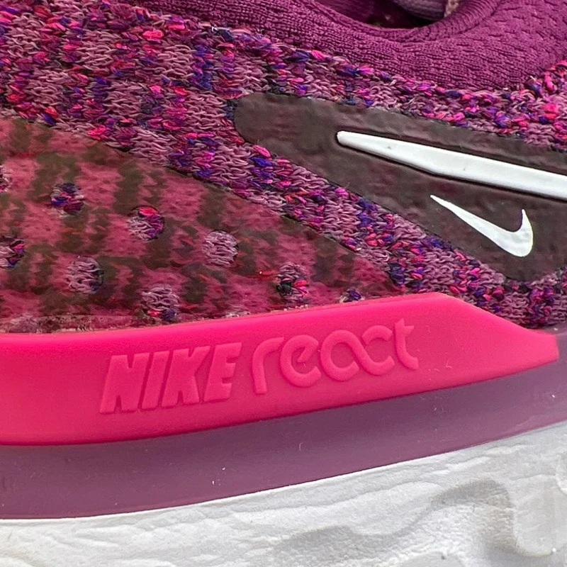 Nike React Infinity Run Flyknit 3 Women's Purple Athletic Sneakers Shoes Sz 6.5 - Image 5