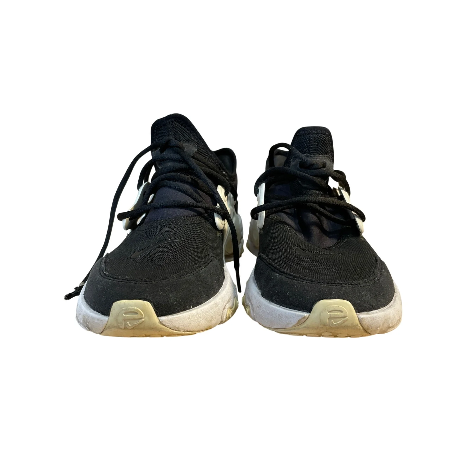 Nike React Presto Youth Black Lace Up BQ4002-001 Athletic Running Shoes Size 7Y - Image 2