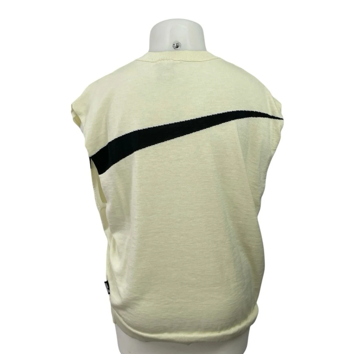 Nike Sportswear Big Swoosh Graphic Logo V Neck Sleeveless Sweater Vest Top Sz XL - Image 3