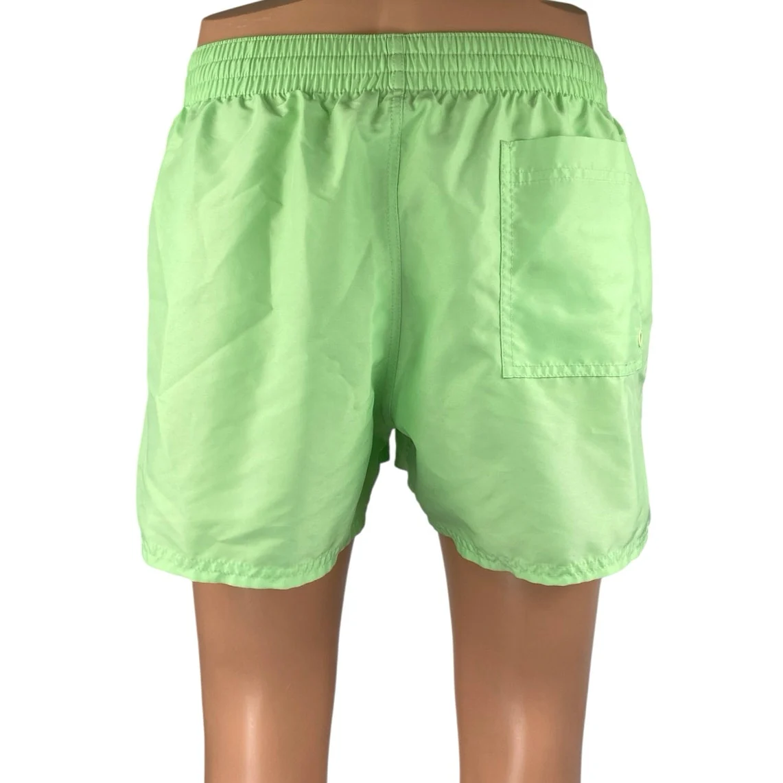 Nike Swim Essentials Men's Green Drawstring Volleyball Athletic Shorts Size L - Image 3