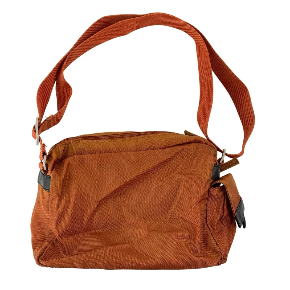Nine West Unisex Coral Nylon Messenger Pockets Adjustable Crossbody Handbag OS - Image 2