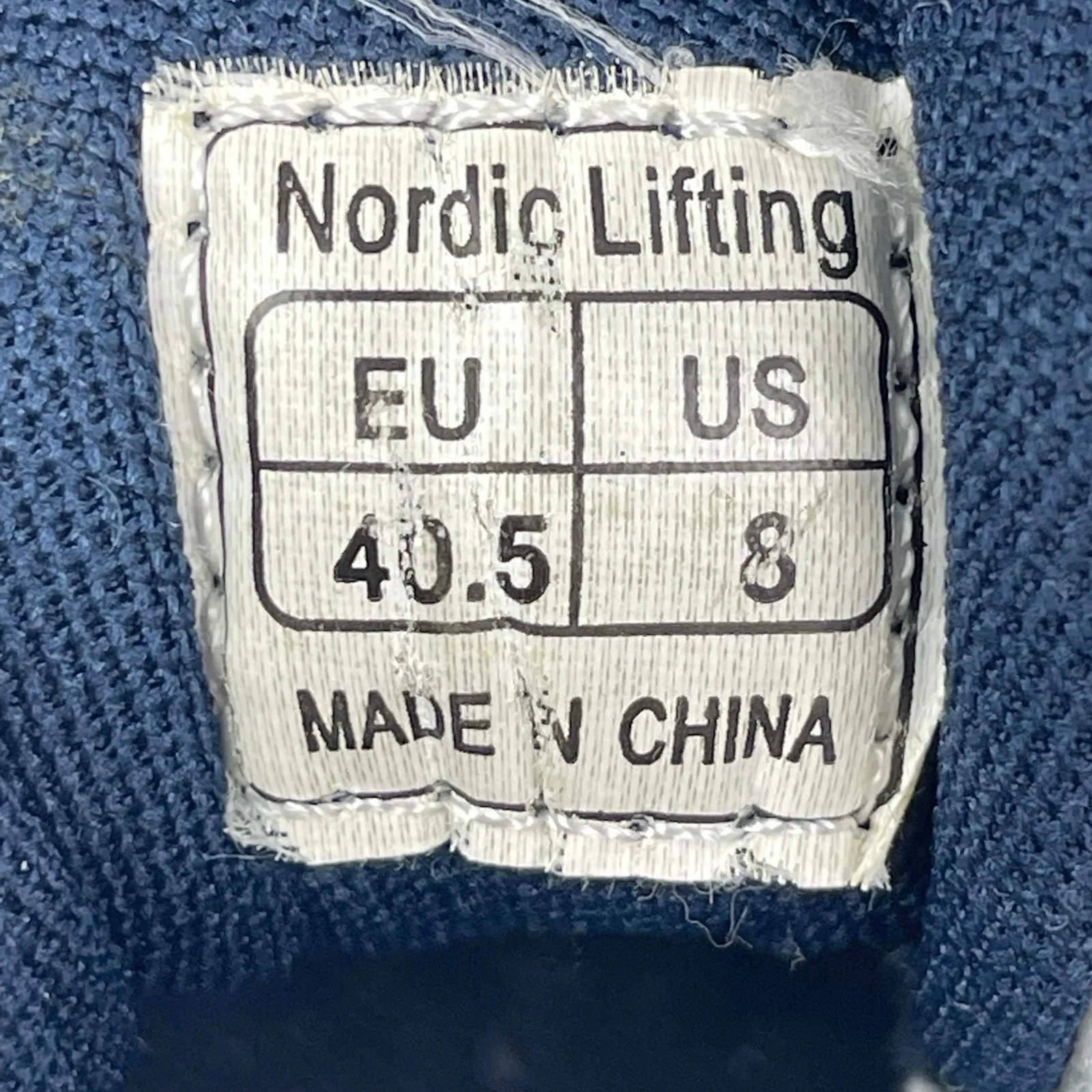 Nordic Lifting White Mesh Low Top Lace Up Round Toe Athletic Sneakers Shoes Sz 8 - Image 7