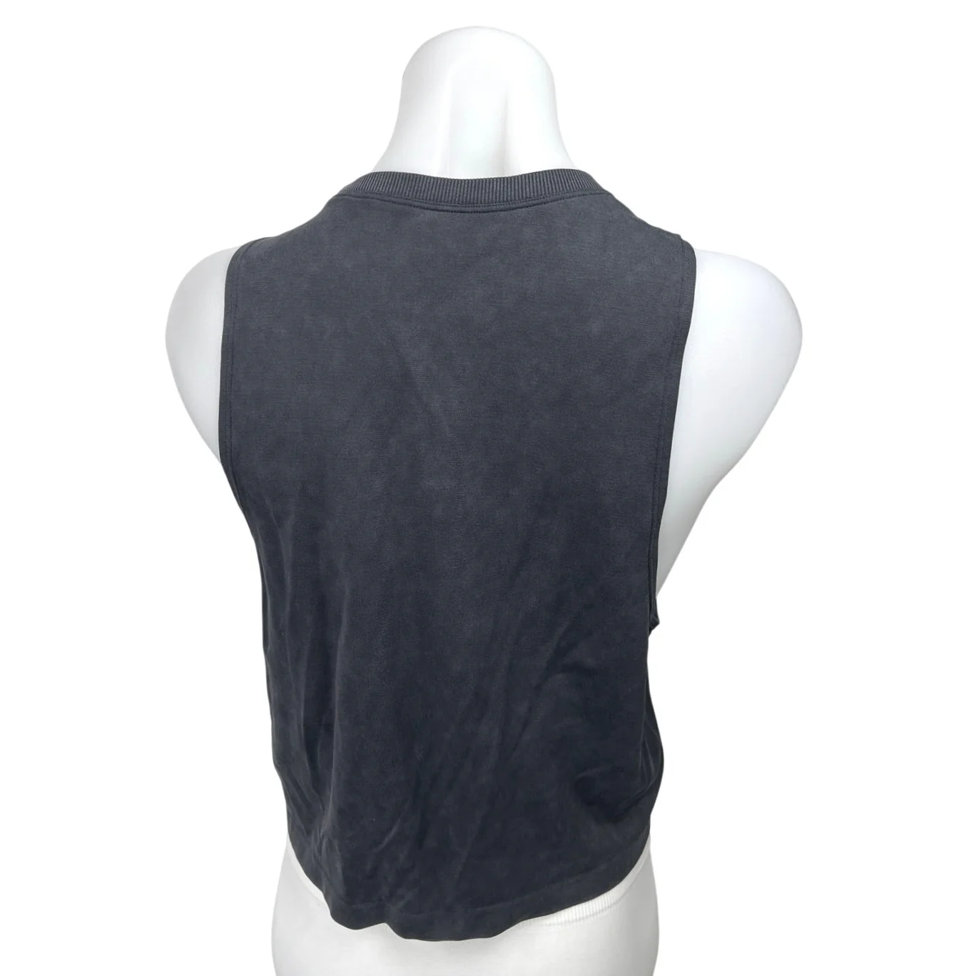Offline by Aerie Women's Black Sleeveless Workout Muscle Tee Crop Tank Top XS - Image 2