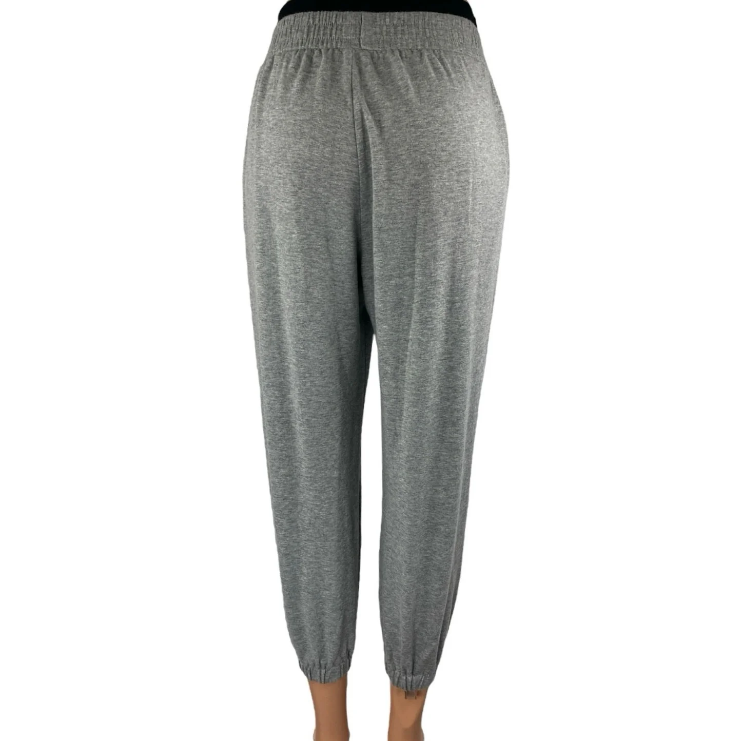 OGL Women's Gray High Rise Double Waistband Tapered Jogger Sweat Pants Size S - Image 3