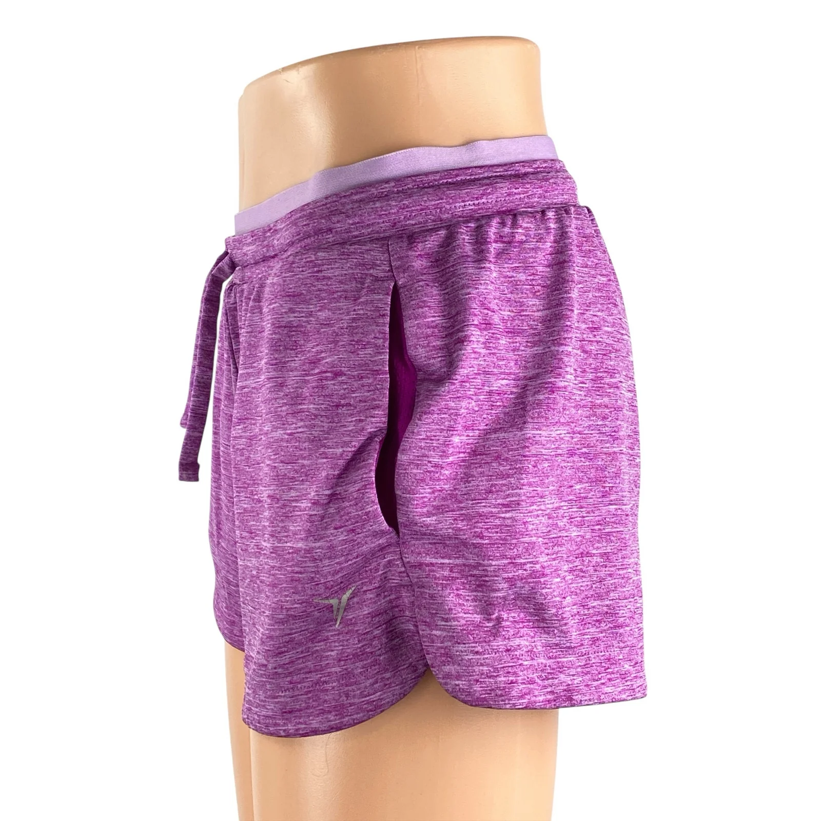 Old Navy Active Go-Dry Women's Purple Yoga Running Gym Athletic Shorts Size XS - Image 3