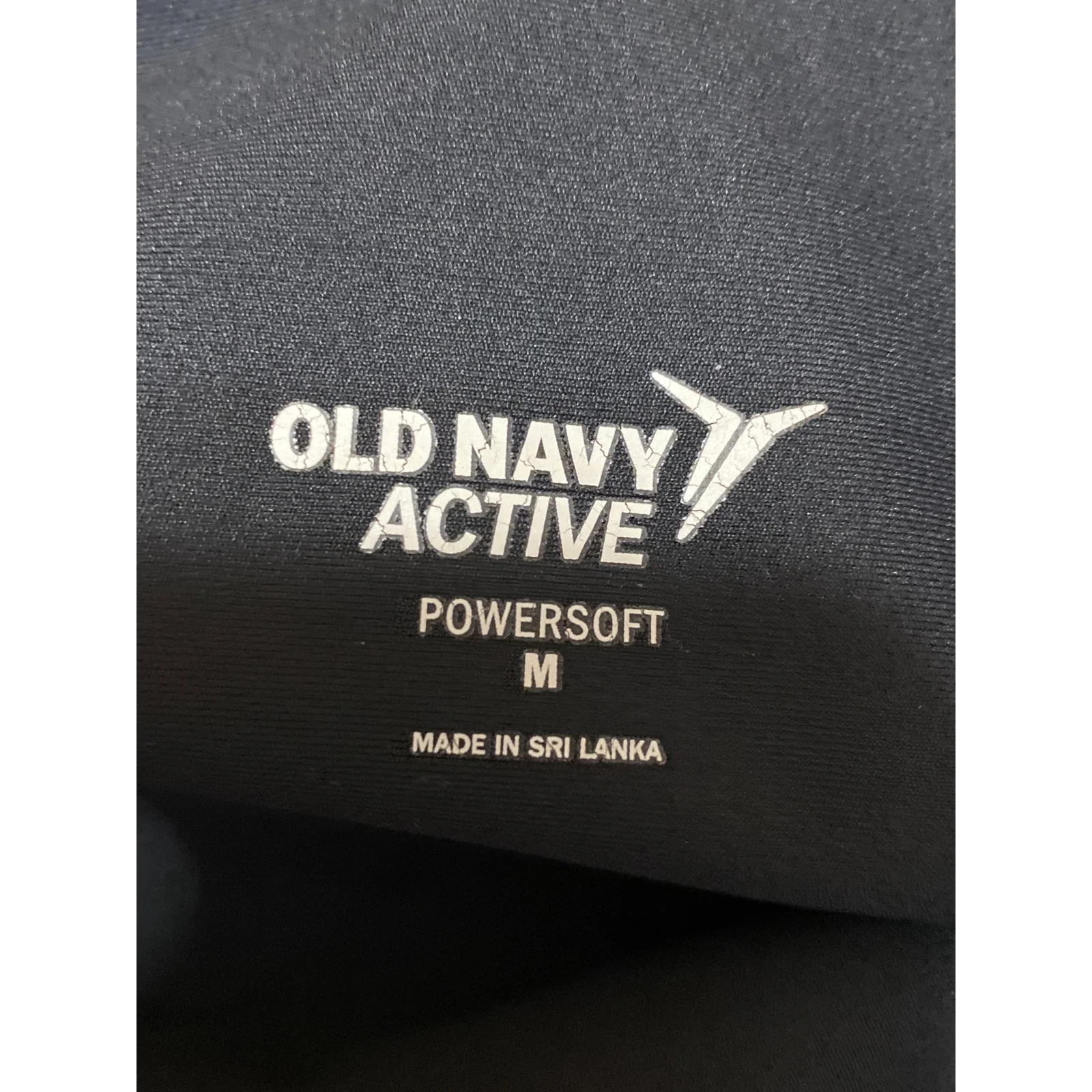 Old Navy Active Women's Black High Rise Yoga Running Athletic Leggings Pants M - Image 5