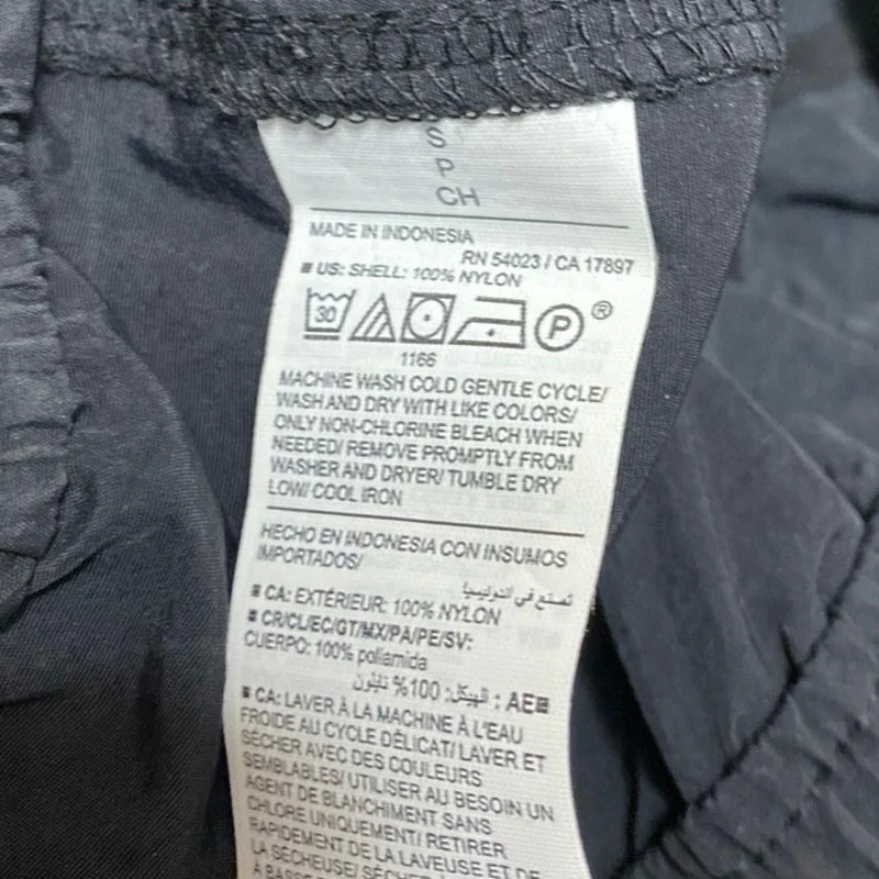 Old Navy Active Women's Blue Elastic Waist Windbreaker Cargo Jogger Pants Size S - Image 5