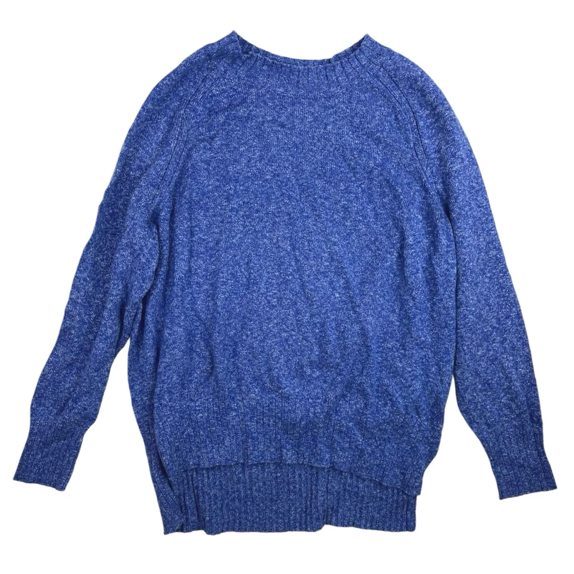Old Navy Blue & Maroon Knitted Crewneck Long Sleeve Pullover Sweater Top Lot M - Image 2