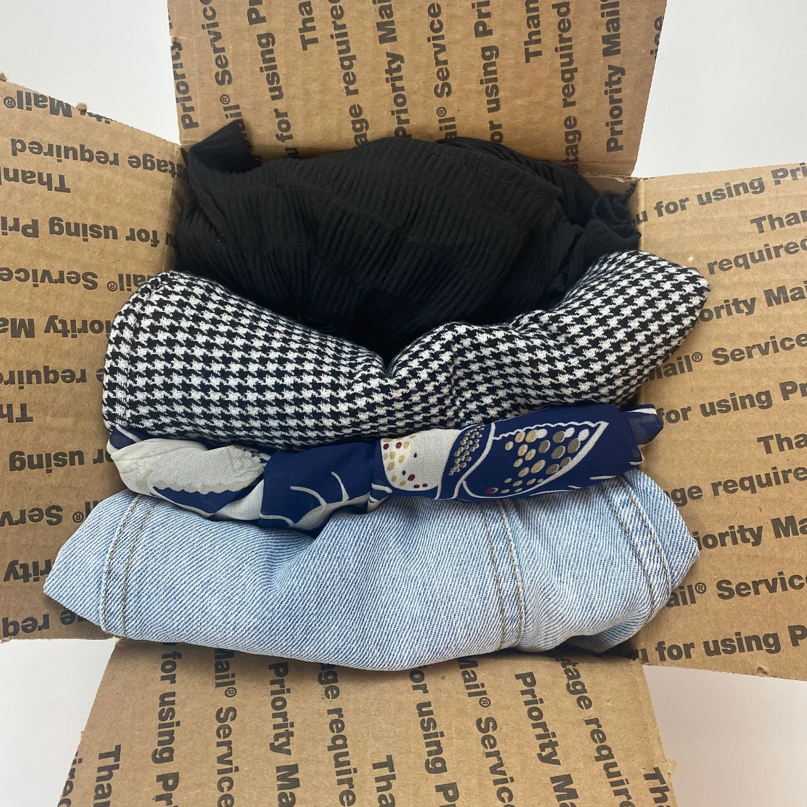 Old Navy Cotton On Women Multi Denim Ruffle Mini Skirt 4Pc Lot Set Size M/S/6/26 - Image 8