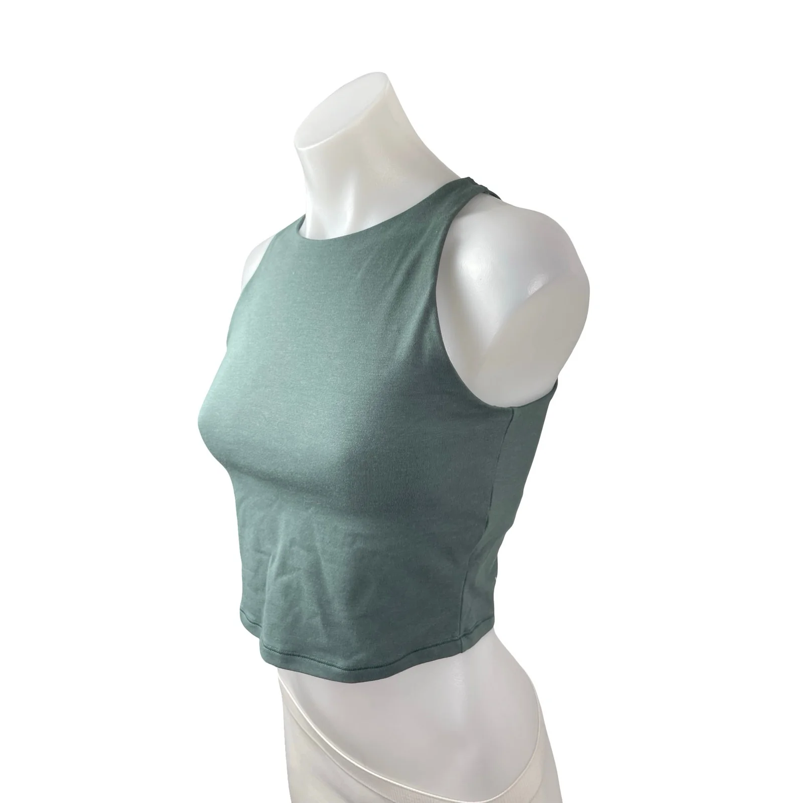 Old Navy Power Chill Green Sleeveless Yoga Athletic Activewear Crop Tank Top M - Image 3