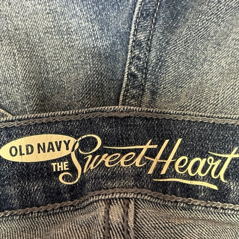 Old Navy The Sweetheart Women's Blue Denim Mid Rise Boyfriend Jeans Shorts Sz XS - Image 3