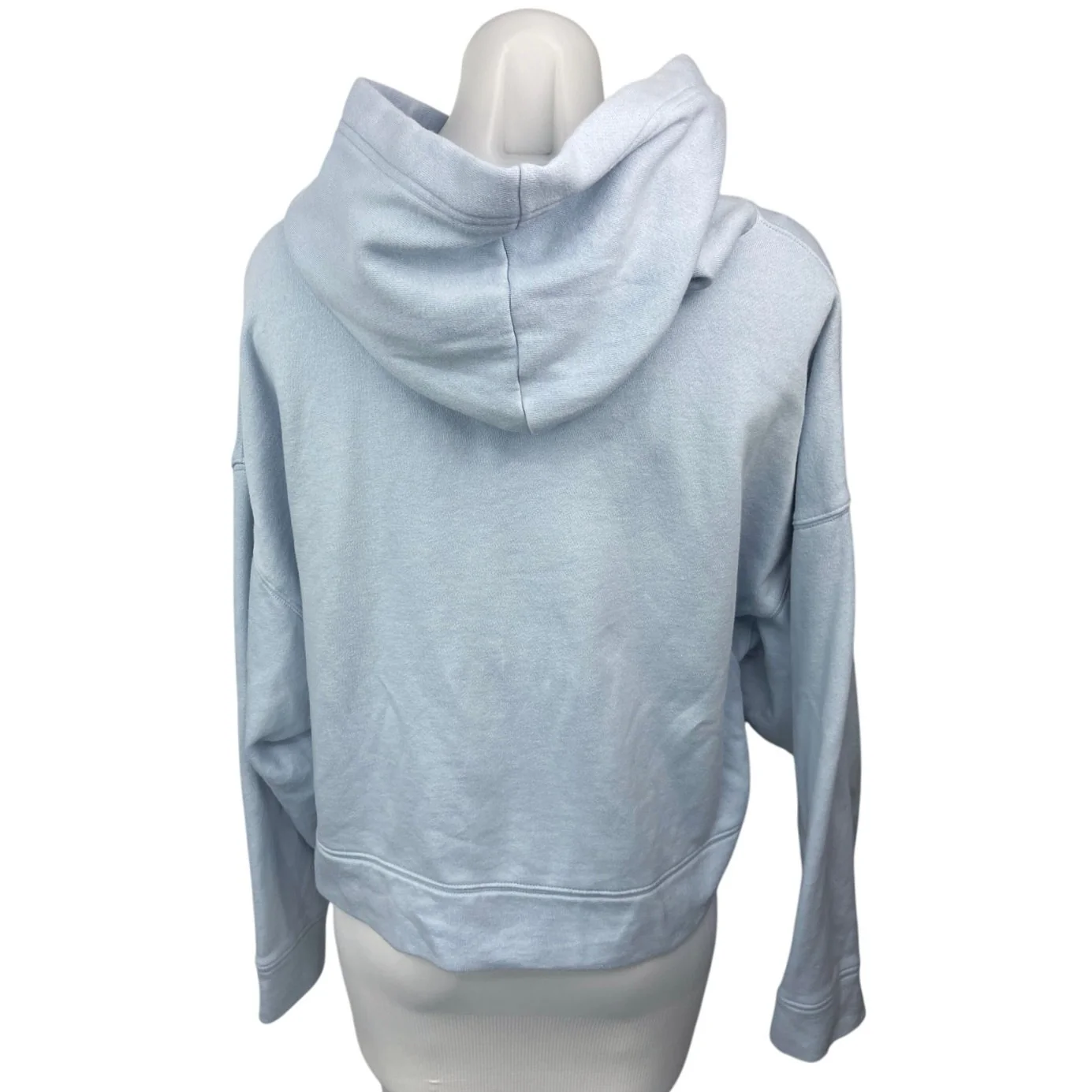Old Navy Women's Blue Fleece Lined Long Sleeve Hoodie Hooded Sweatshirt Size XL - Image 2