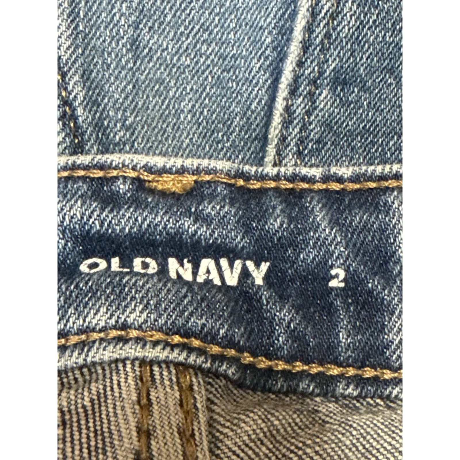 Old Navy Women's Blue High Rise Bell Bottom Bootcut Flare Denim Jeans Pants Sz 2 - Image 4
