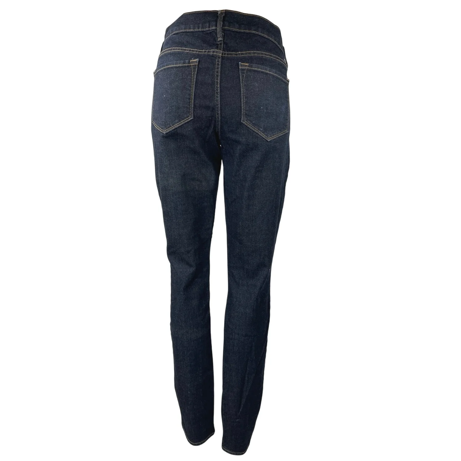 Old Navy Women's Blue Original Skinny Slim Mid Rise Dark Wash Denim Jeans Size 8 - Image 3