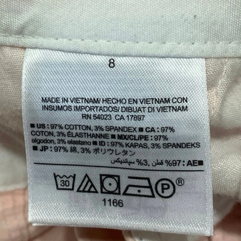 Old Navy Women's Pink Straight Leg Cotton Khaki Chino Bermuda Casual Shorts 8 - Image 5