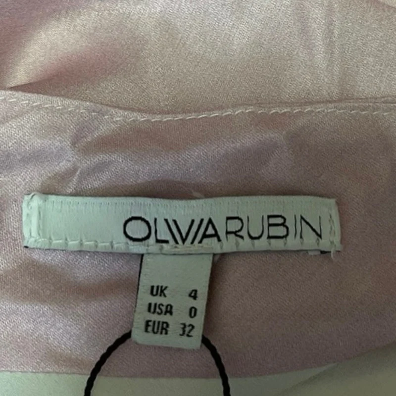 Olivia Rubin Multi Colorblock Sleeveless Square Neck A-Line Midi Tank Dress XS - Image 5
