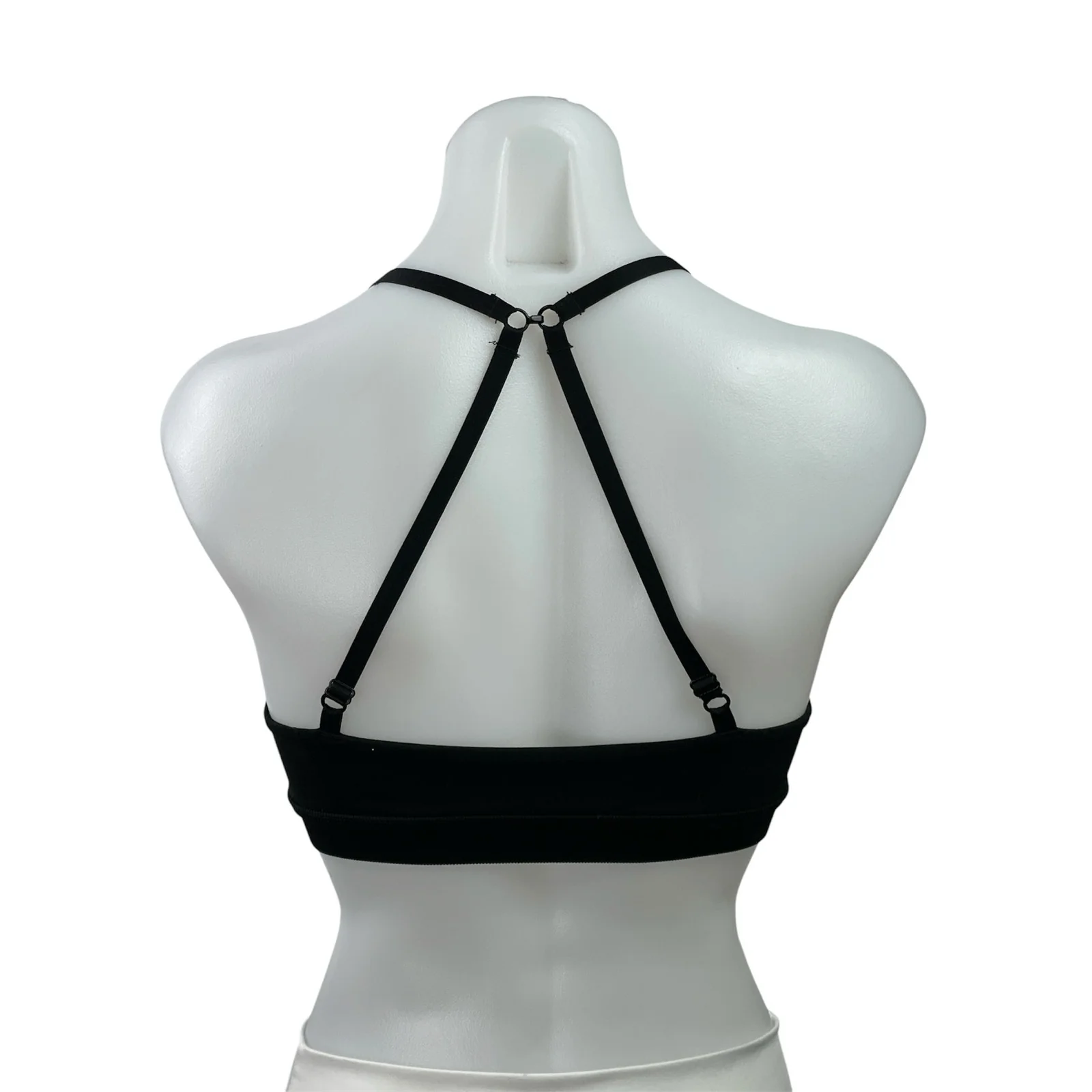 Oner Active Everyday Black Crossback Workout Active Sports Bra Crop Tank Top S - Image 3