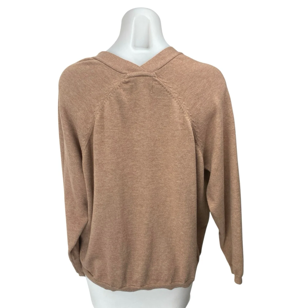 Only Women Onlanna Brown Tan Knit Long Sleeve Open Cardigan Sweater Top Size XS - Image 2