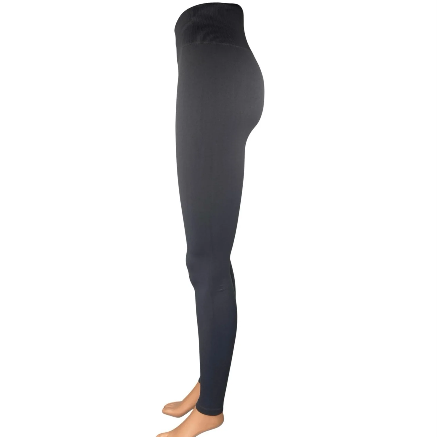 & Other Stories Black Mid Rise Skinny Activewear Workout Yoga Leggings Pants XS - Image 2