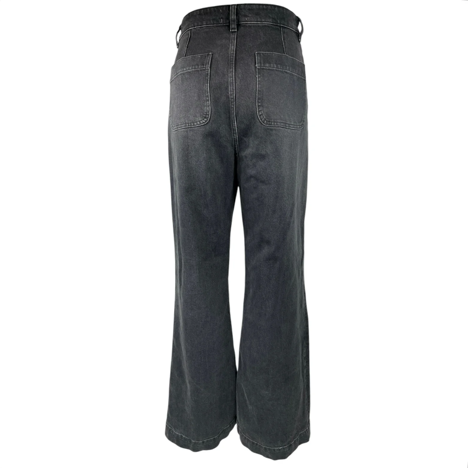 & Other Stories Women's Black High Waisted Bootcut Flared Denim Jeans Size 29 - Image 3
