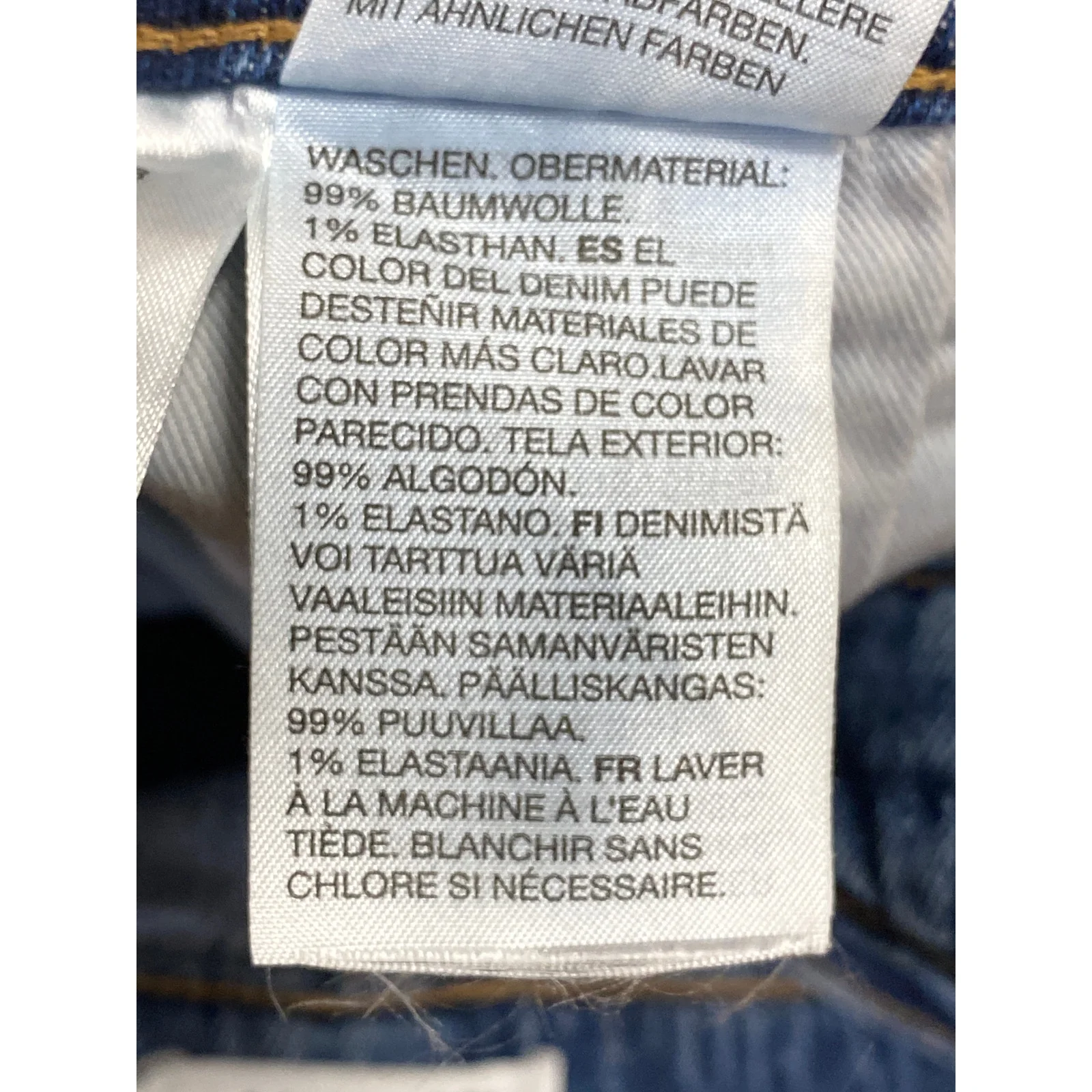 & Other Stories Women's Blue High Waisted Baggy Wide Leg Denim Jeans Pants Sz 30 - Image 4