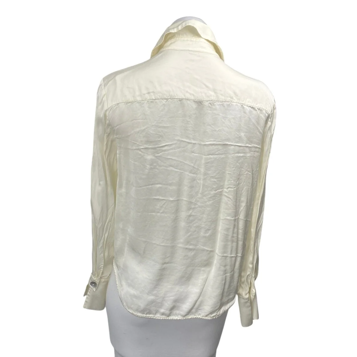 & Other Stories Women's Cream White Long Sleeve Button Down Shirt Blouse Top 4 - Image 2