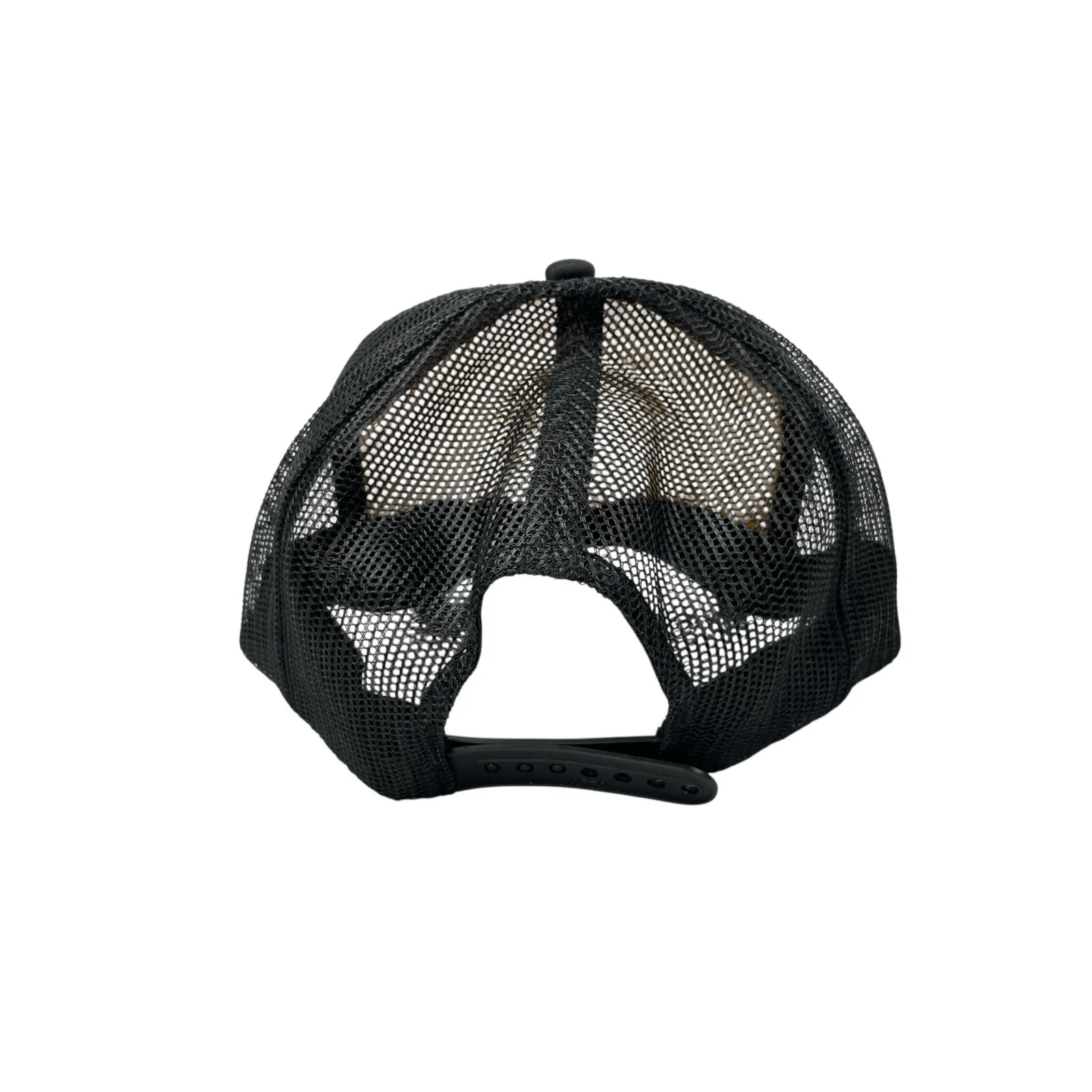 Otto Unisex White Black Angel Rhinestone Mesh Back Snapback Trucker Cap Hat OS - Image 2