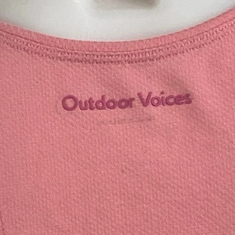 Outdoor Voices Athena Sleeveless Yoga Athletic Activewear Crop Muscle Tank Top S - Image 4