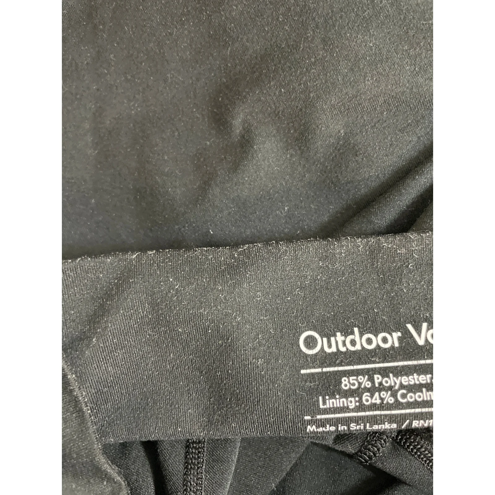 Outdoor Voices Black High Rise Skinny Yoga Athletic Activewear Leggings Pants M - Image 7