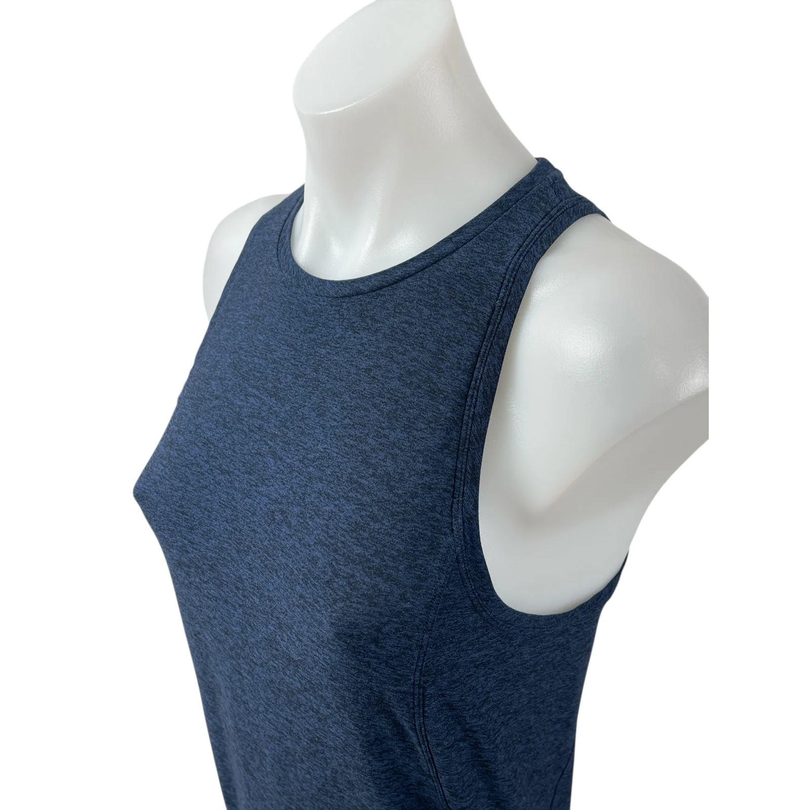 Outdoor Voices Blue High Neck Sleeveless  Yoga Activewear Athletic Tank Top Sz M - Image 2