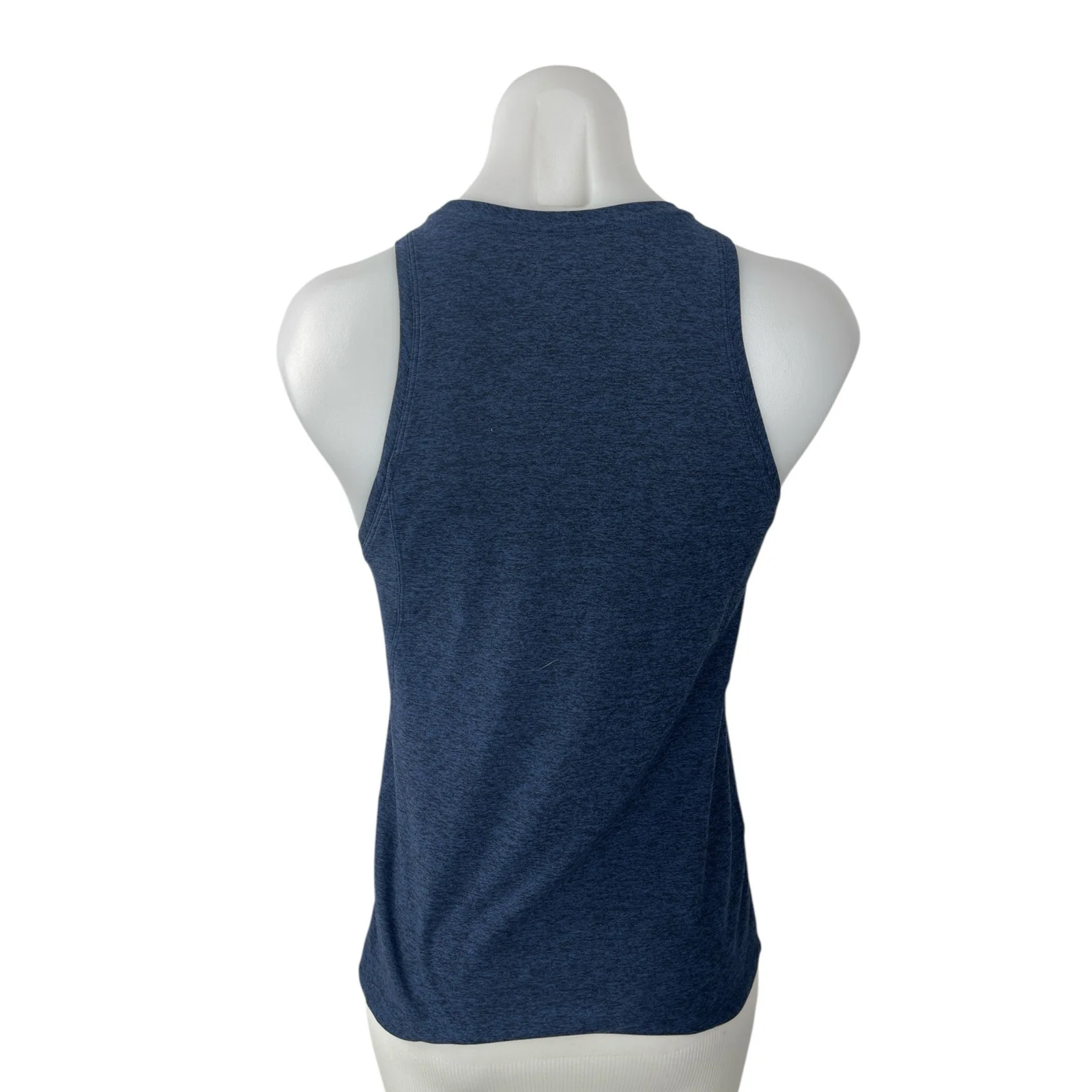 Outdoor Voices Blue High Neck Sleeveless  Yoga Activewear Athletic Tank Top Sz M - Image 3