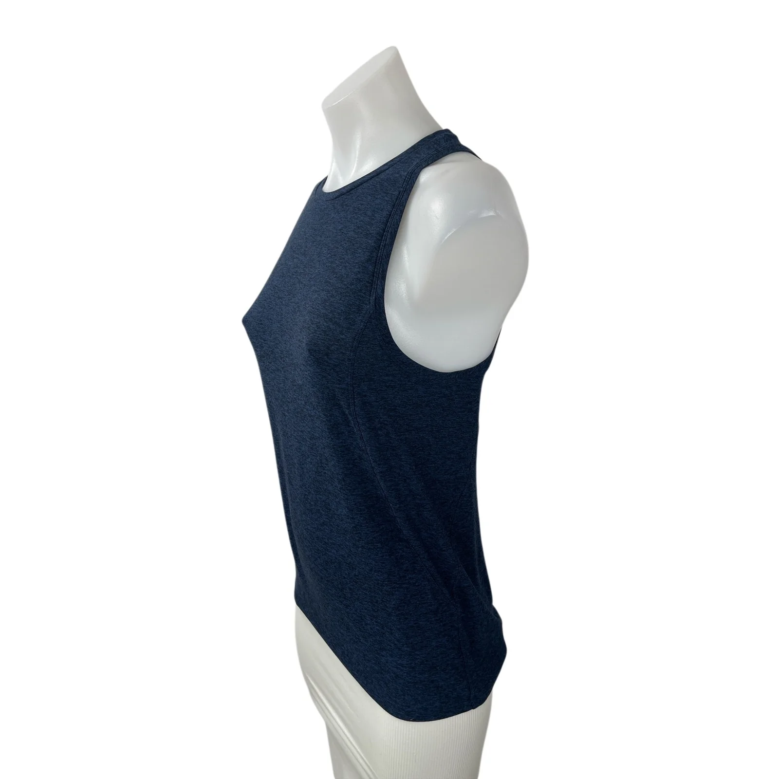 Outdoor Voices Blue High Neck Sleeveless  Yoga Activewear Athletic Tank Top Sz M - Image 4