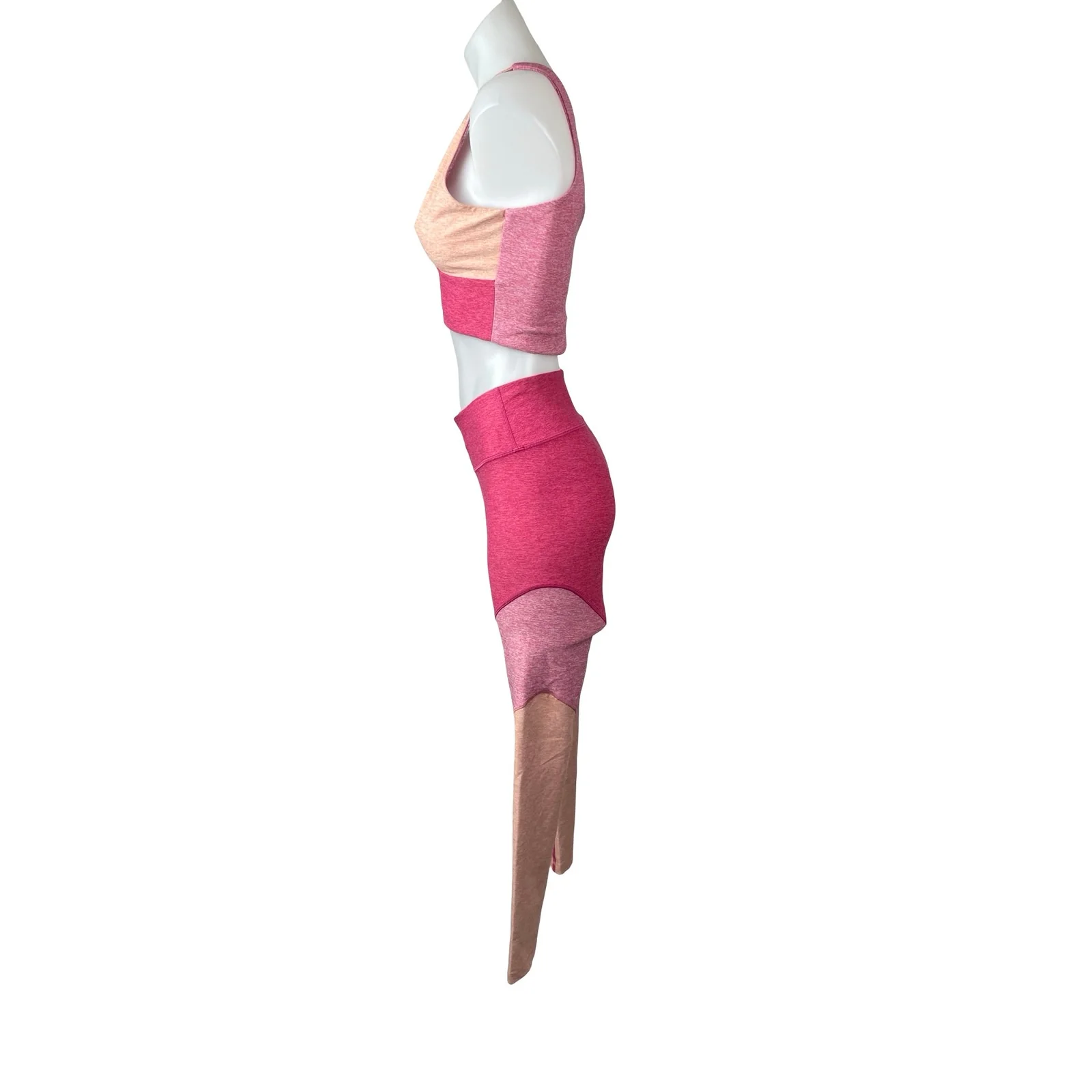 Outdoor Voices Color Block Venus Top Leggings Yoga Gym Athletic Activewear Set S - Image 4