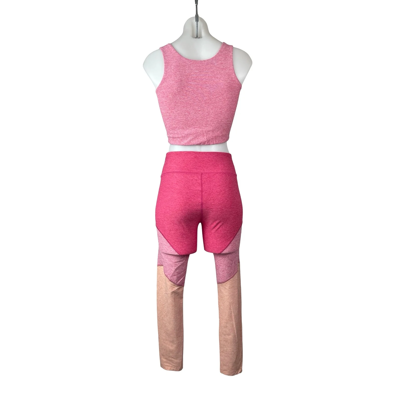 Outdoor Voices Color Block Venus Top Leggings Yoga Gym Athletic Activewear Set S - Image 5