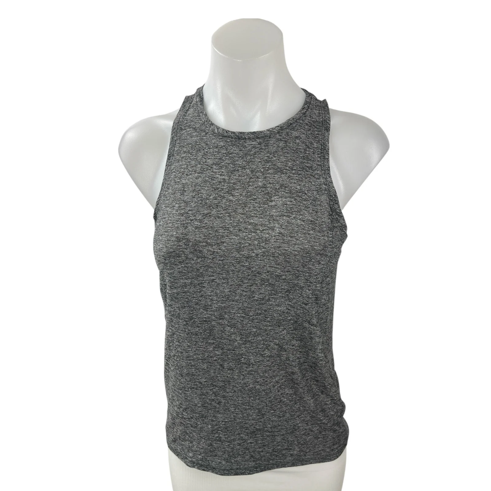 Outdoor Voices Gray High Neck Sleeveless  Yoga Activewear Athletic Tank Top XS