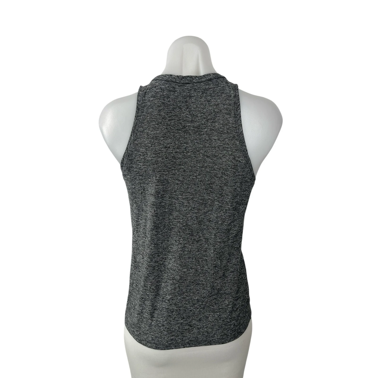 Outdoor Voices Gray High Neck Sleeveless  Yoga Activewear Athletic Tank Top XS - Image 3