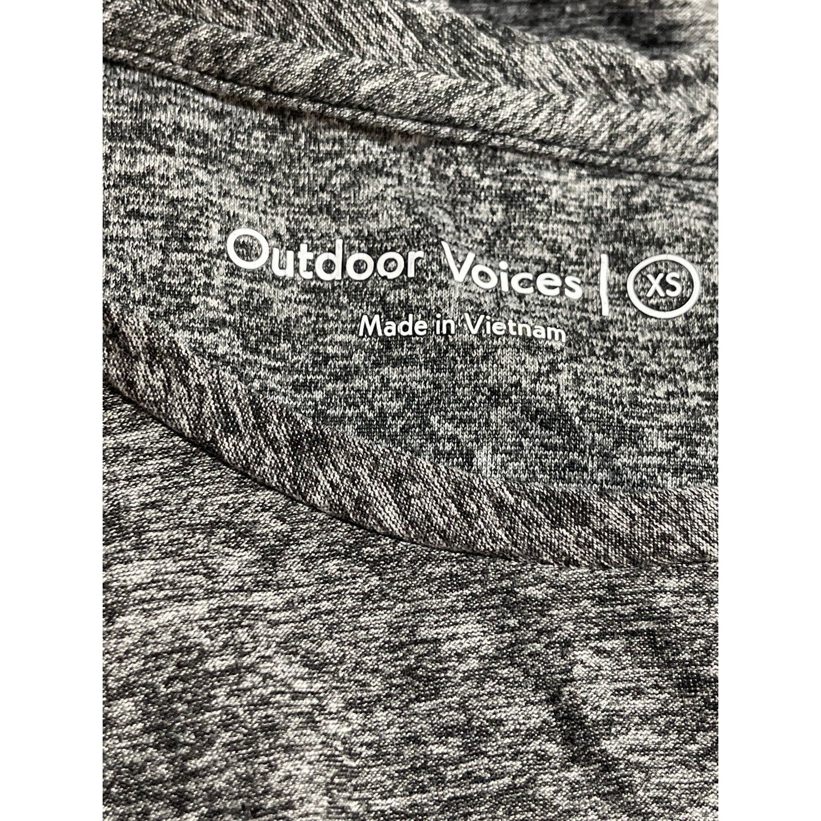 Outdoor Voices Gray High Neck Sleeveless  Yoga Activewear Athletic Tank Top XS - Image 5