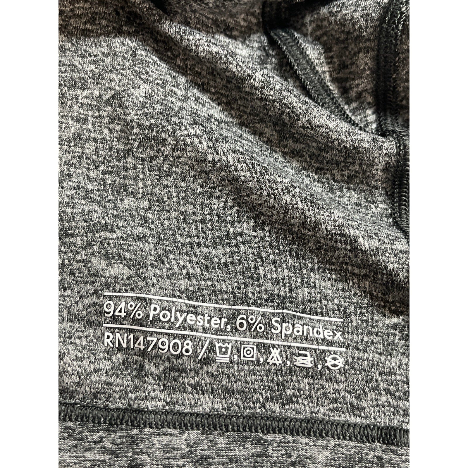 Outdoor Voices Gray High Neck Sleeveless  Yoga Activewear Athletic Tank Top XS - Image 6