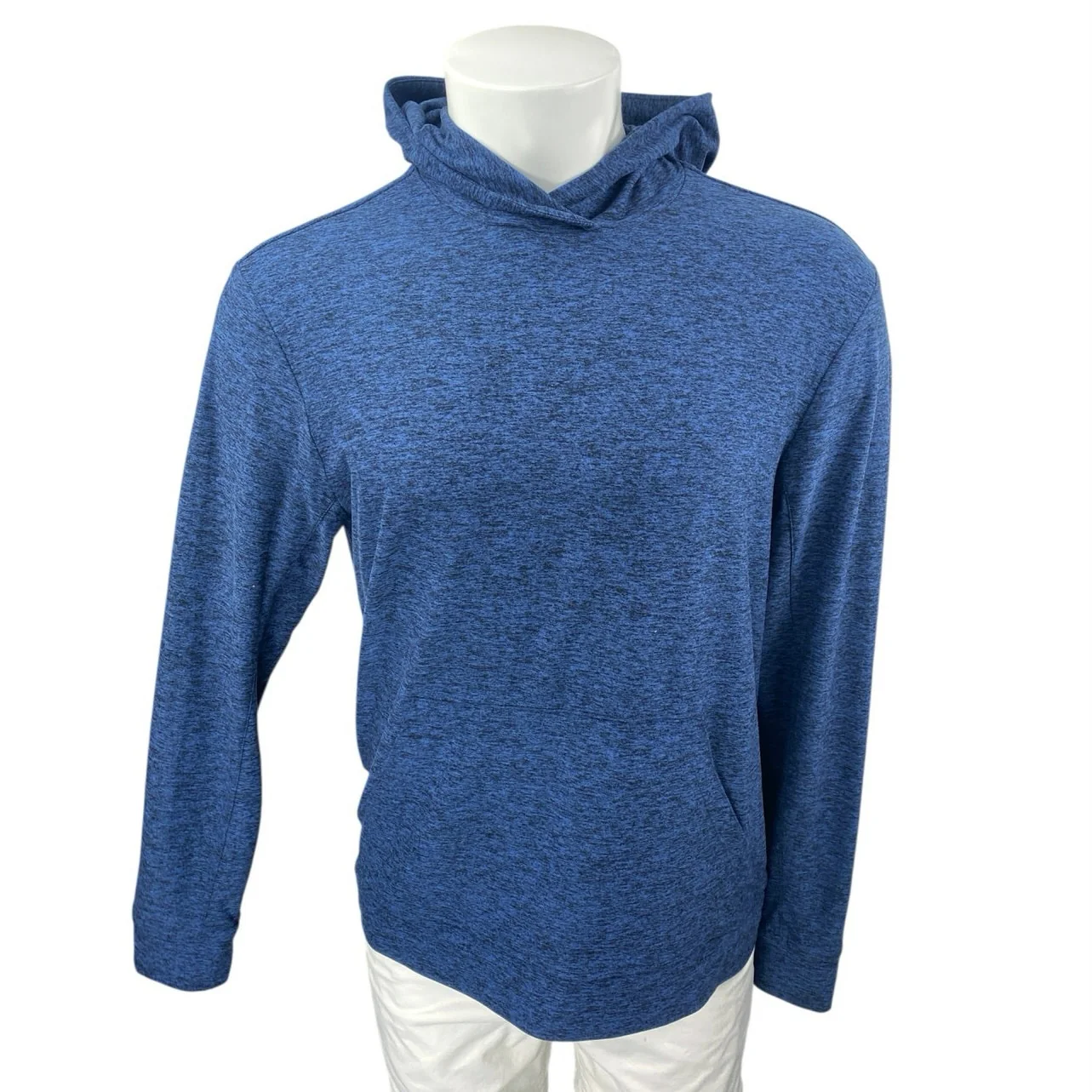 Outdoor Voices Men's Blue Long Sleeve Hoodie Hooded Athletic Sweatshirt Top Sz M