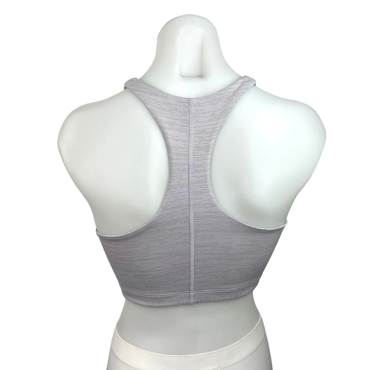 Outdoor Voices Purple Pastel High Neck Racerback Yoga Athletic Sports Bra Sz XS - Image 2