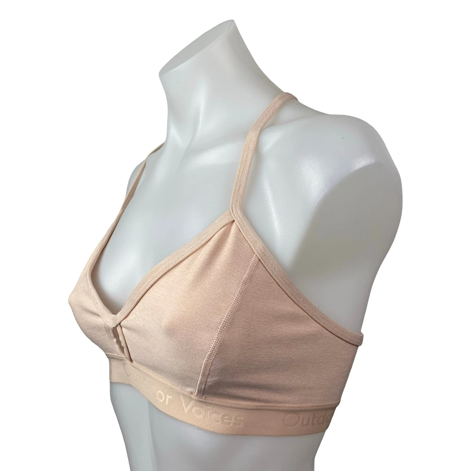 Outdoor Voices Steeplechase Pink Racerback Yoga Athletic Sports Bra Crop Top S - Image 2