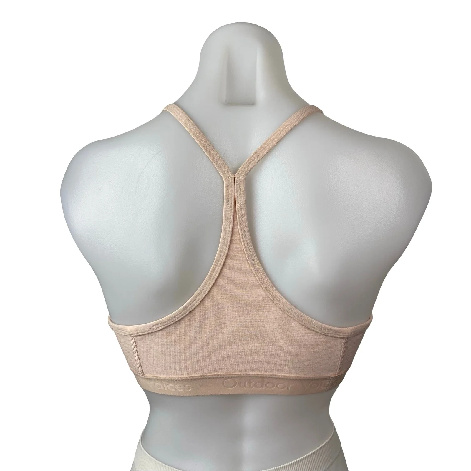 Outdoor Voices Steeplechase Pink Racerback Yoga Athletic Sports Bra Crop Top S - Image 4