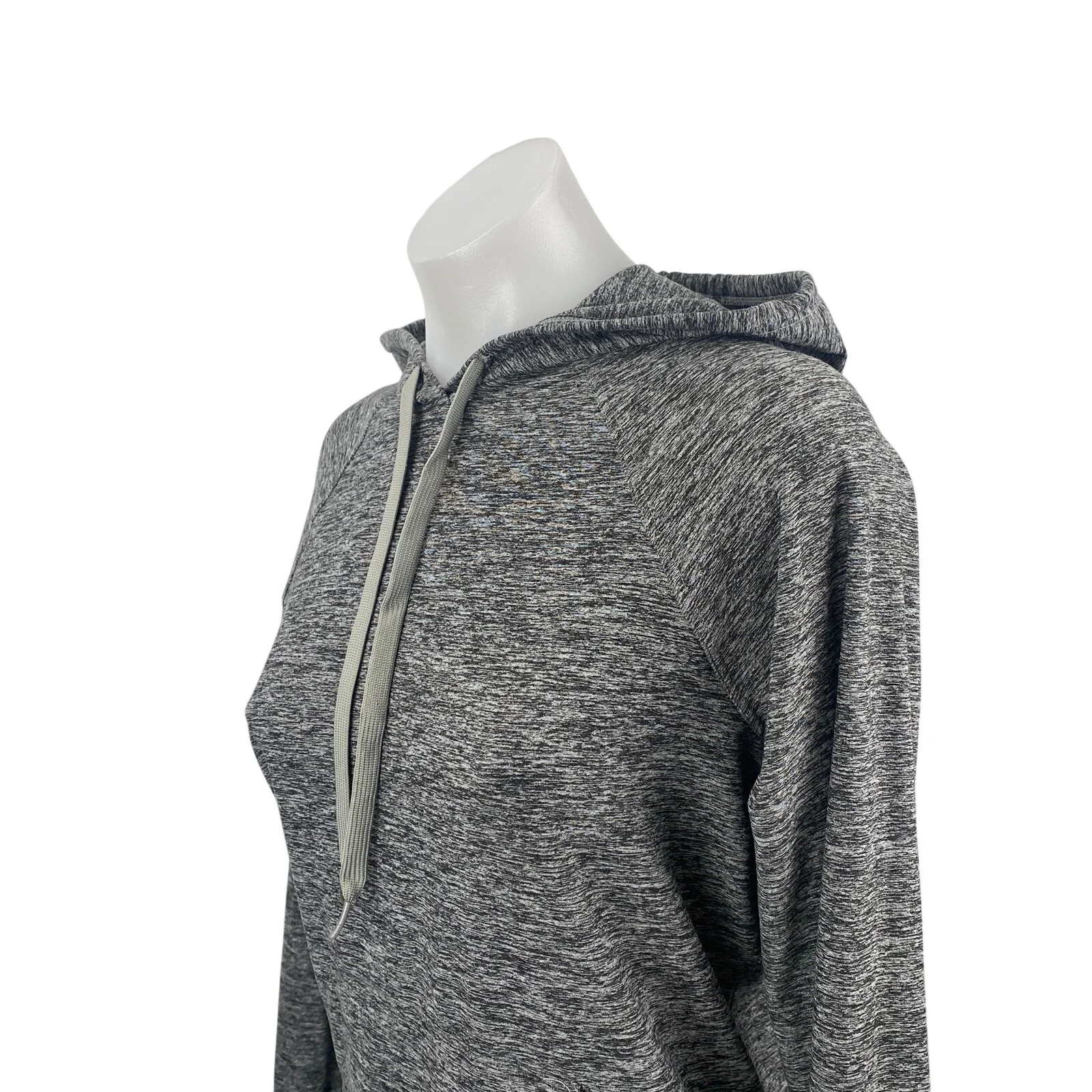 Outdoor Voices Women's Black Heather Hoodie Hooded Long Sleeve Athletic Top Sz M - Image 2