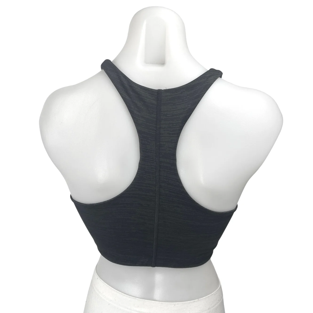 Outdoor Voices Women's Black Sleeveless Racerback Sports Bra Crop Tank Top Sz S - Image 2